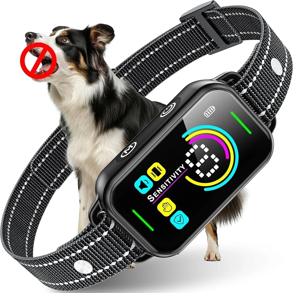 Smart Dog Bark Collar - 3 Training Modes Rechargeable Waterproof OS